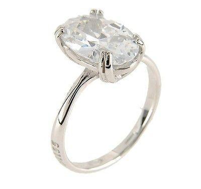 Anello BLISS argento e zircone ovale bianco - Principessa tutti i giorni - 3130800 - bonini-gioielli