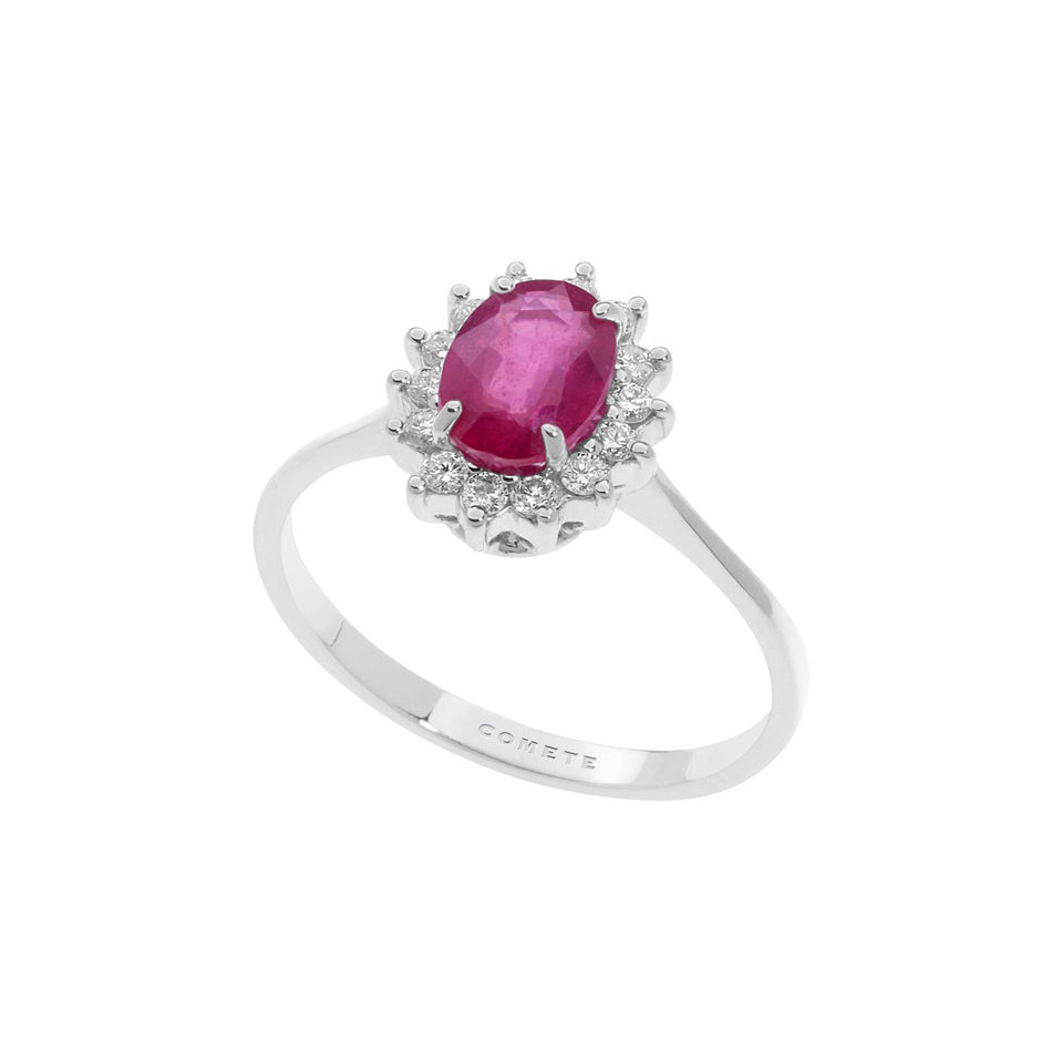 Anello oro rubino e diamanti ANB 2570 COMETE|bonini-gioielli