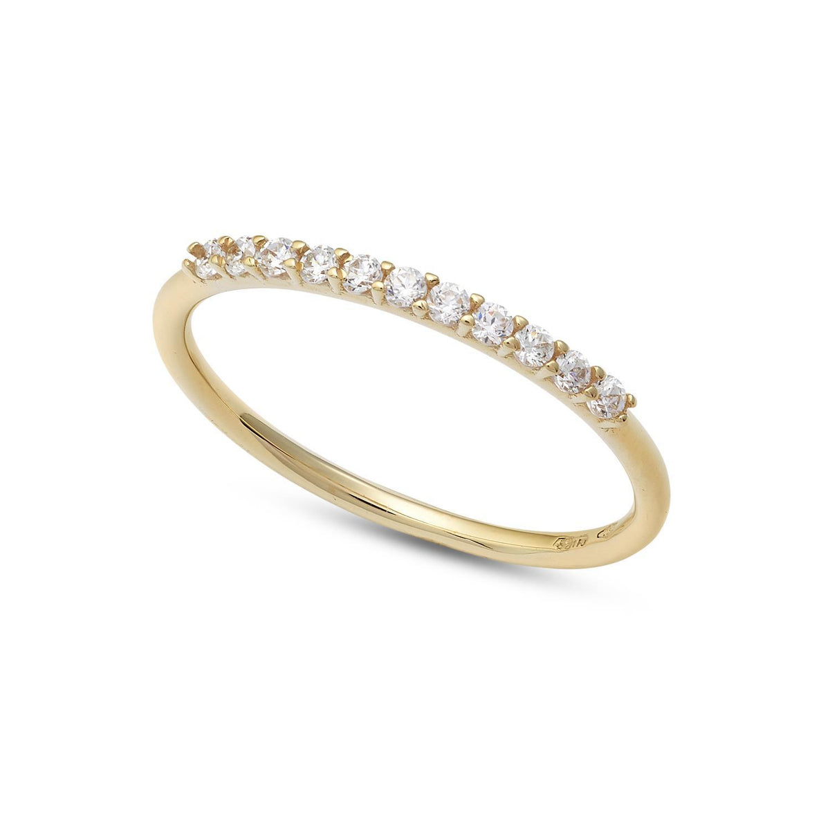 Anello oro giallo e zirconi bianchi AMBROSIA AAZ 105|bonini-gioielli