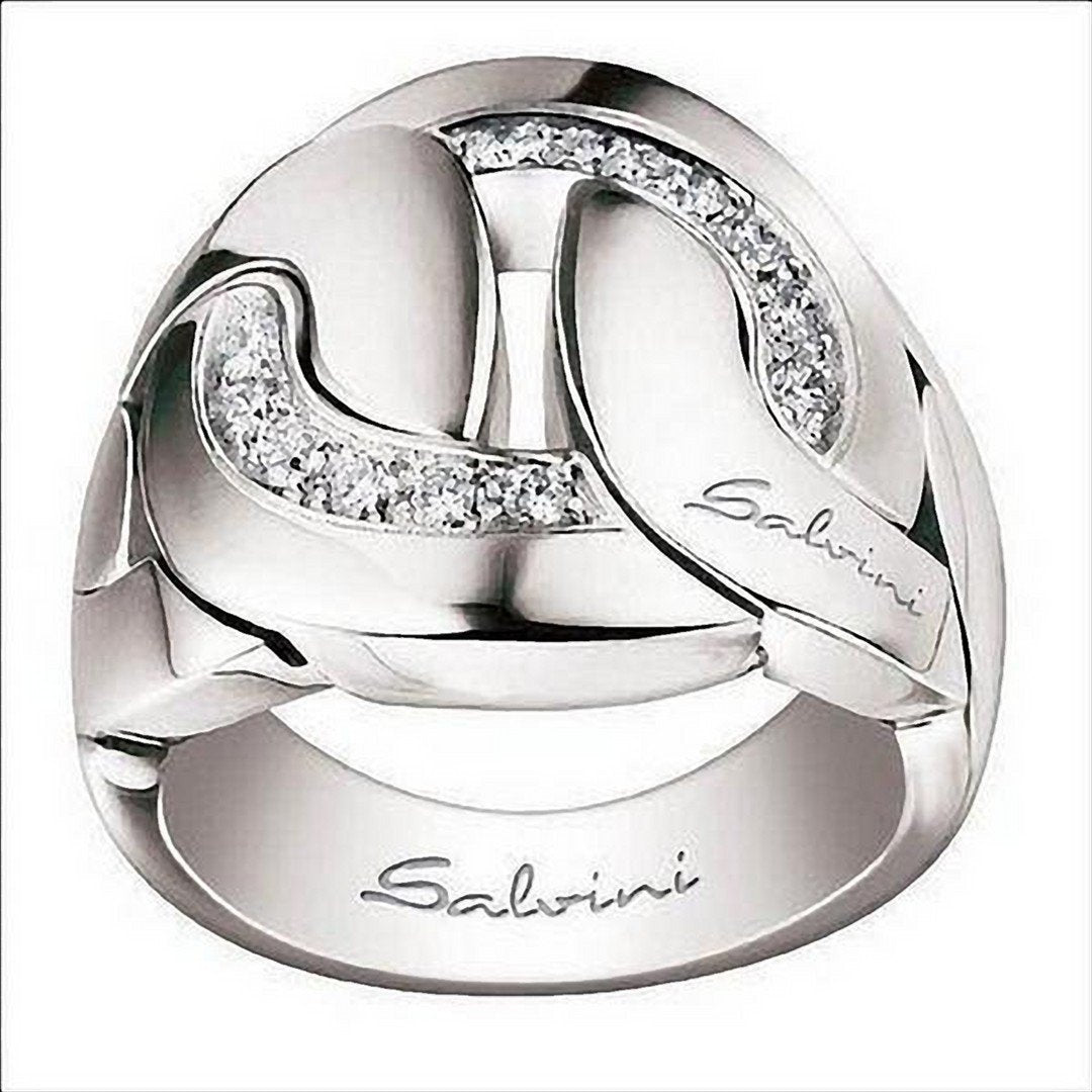 Anello oro bianco e diamanti Salvini collezione Cruise|bonini-gioielli