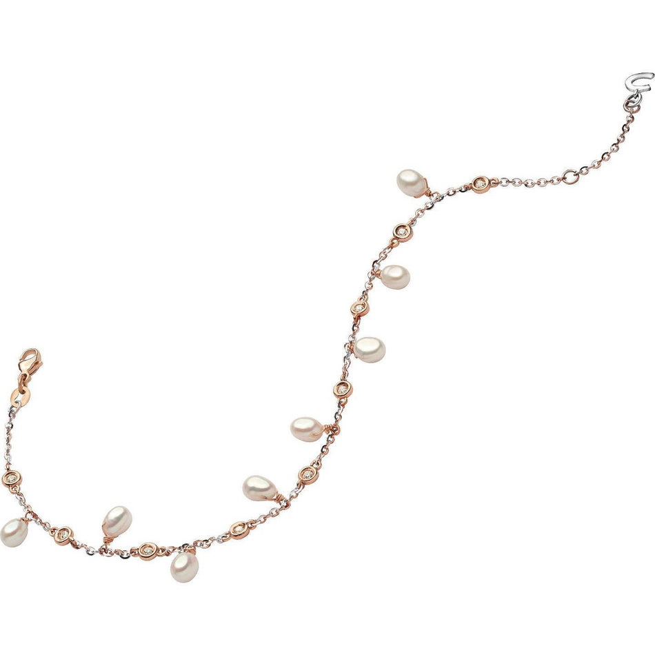 Bracciale oro perle e diamanti BRP 154 COMETE|bonini-gioielli