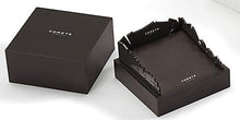 Carica l&#39;immagine nel visualizzatore di Gallery, Bracciale uomo COMETE acciaio PVD nero, smalti azzurri e bianchi NAVY UBR 985 - bonini-gioielli
