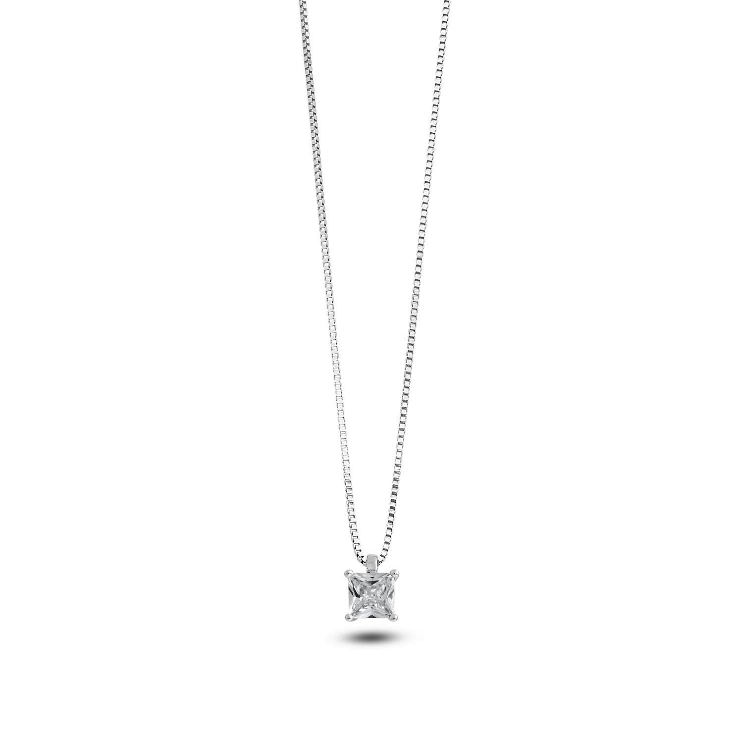 Collana AMBROSIA argento punto luce zircone AAG 264 - bonini-gioielli