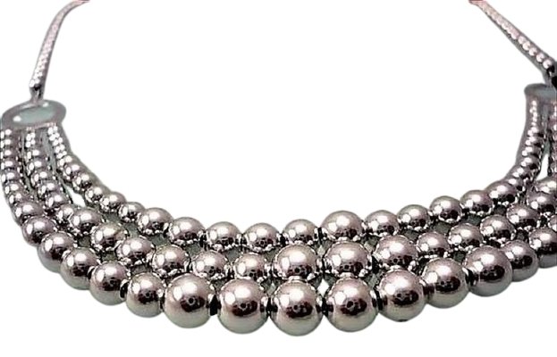Collana BLISS tre fili perle argento 4001400 - bonini-gioielli