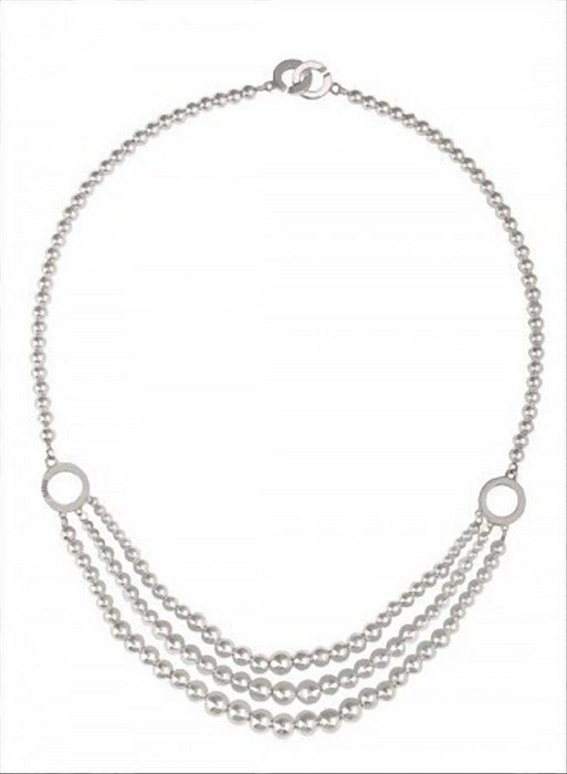 Collana BLISS tre fili perle argento Charleston 4001400 - bonini-gioielli