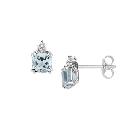 Collana ciondolo acquamarina e diamanti GLQ 281 COMETE-parure-orecchini|bonini-gioielli