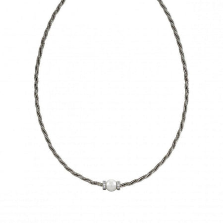 Collana NOMINATION argento con perla scorrevole Flair 145855/010 - bonini-gioielli