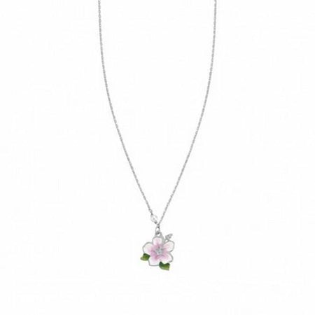 Collana NOMINATION in acciaio ciondolo fiore smaltato collezione Flo 026606/012 - bonini-gioielli