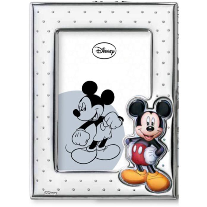 Cornice argentata Mickey Mouse VALENTI ref. D294/4LC - bonini-gioielli
