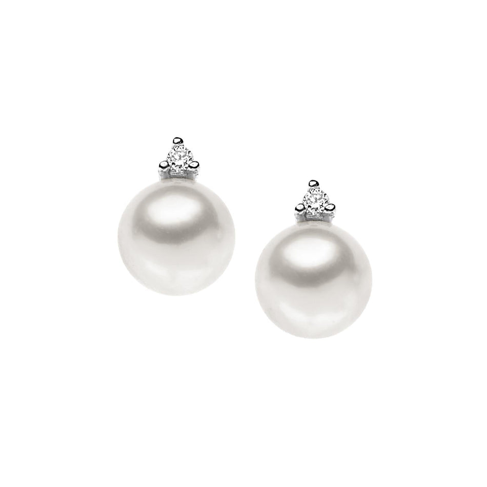 Orecchini perle coltivate e diamanti ORP 543 COMETE|bonini-gioielli