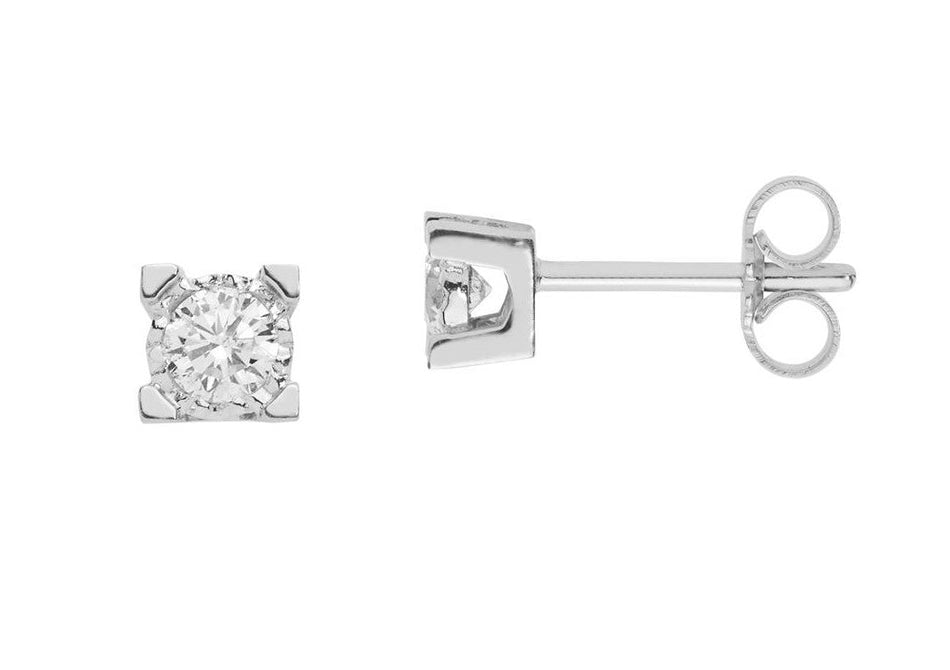 Orecchini COMETE diamanti ct 0,10 Momenti | bonini-gioielli