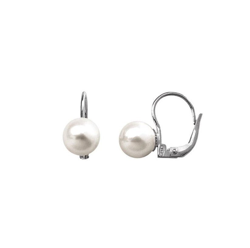 Orecchini monachelle perle 7/7,5 mm ORP 752 B COMETE|bonini-gioielli