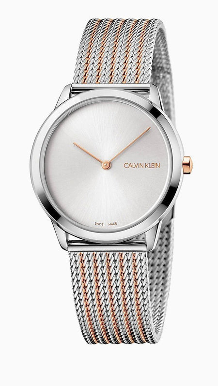 orologio Calvin Klein unisex acciaio bracciale bicolore MINIMAL K3M22B26 - bonini-gioielli