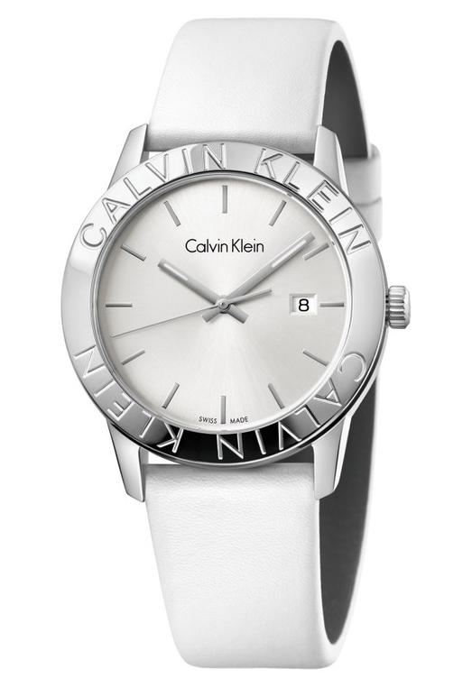 orologio Calvin Klein Unisex acciaio quadrante bianco STEADY K7Q211L6 - bonini-gioielli