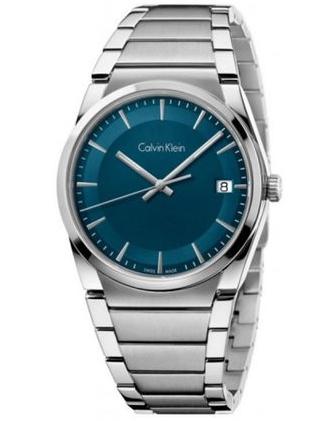 orologio Calvin Klein uomo acciaio quadrante blu STEP K6K3114L - bonini-gioielli