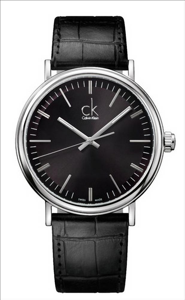 orologio Calvin Klein uomo acciaio quadrante nero SURROUND K3W222C1 - bonini-gioielli