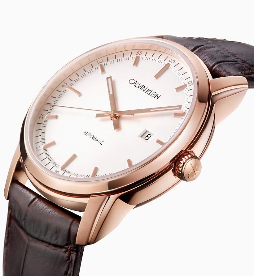 orologio Calvin Klein uomo automatico PVD oro rosé INFINITE K5S346G6 - bonini-gioielli
