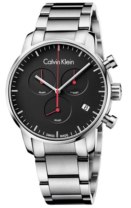 orologio Calvin Klein uomo Crono CITY acciaio K2G27141 - bonini-gioielli