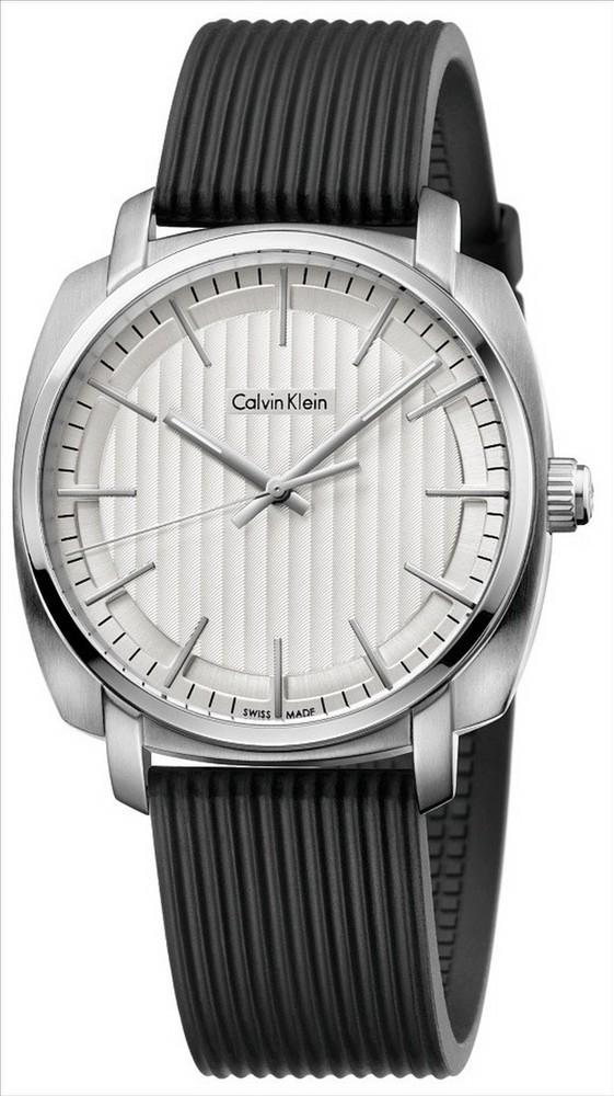 orologio Calvin Klein uomo HIGHLINE acciaio quadrante argento K5M311D6 - bonini-gioielli