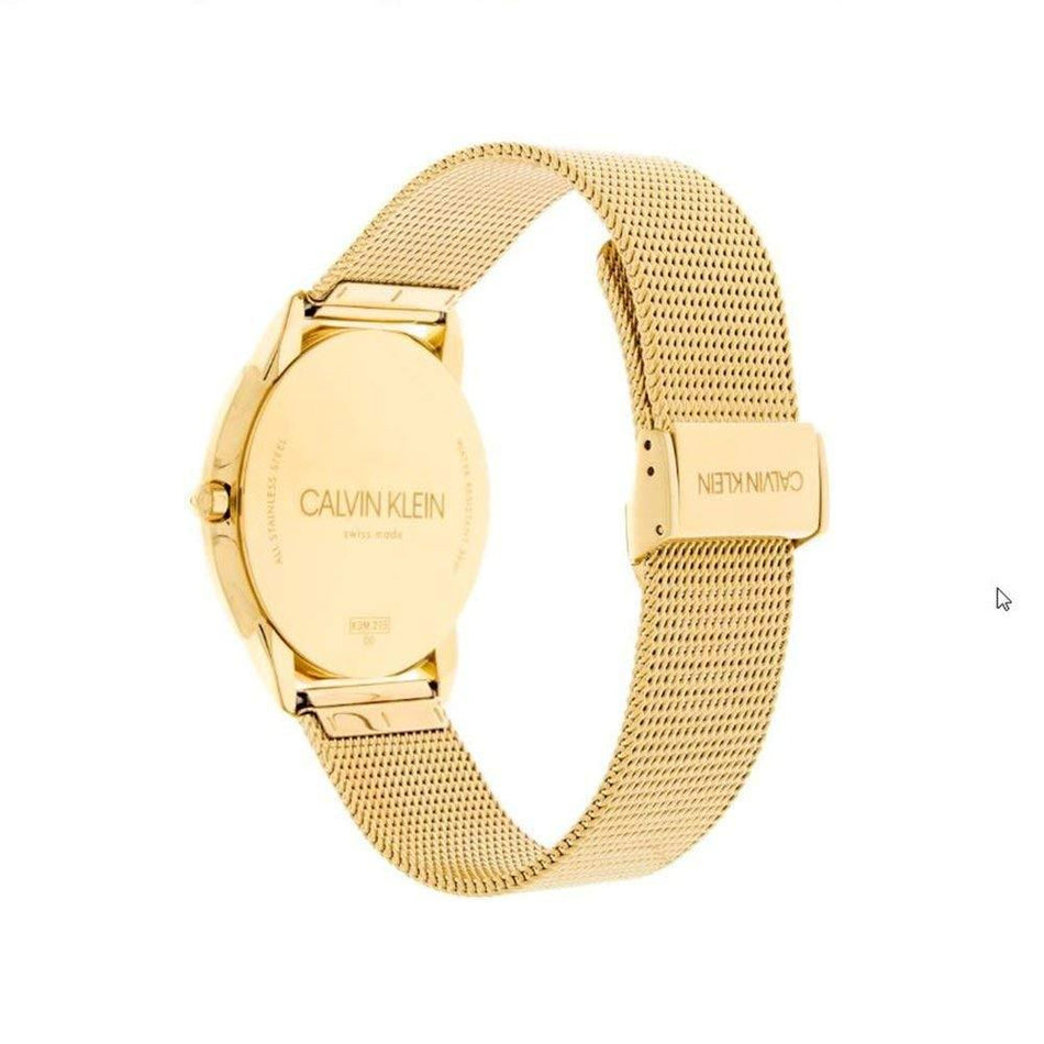 orologio Calvin Klein uomo PVD oro giallo MINIMAL K3M2T526 - bonini-gioielli