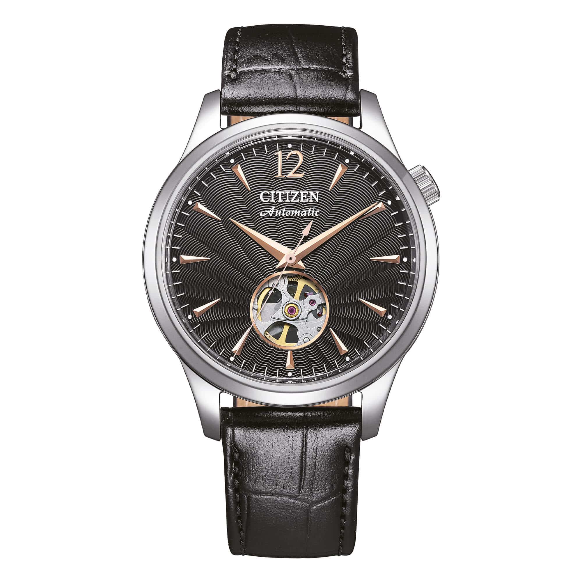 orologio citizen automatico semi-scheletrato NH9131-14E|bonini-gioielli