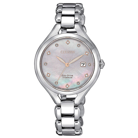 orologio Citizen donna cassa e bracciale in SuperTitanio EW2560-86Y - bonini-gioielli