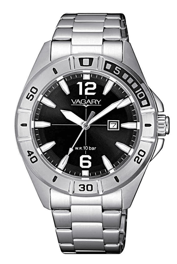 orologio VAGARY boy/lady Quartz Aqua 39 solo tempo IU1-816-51 - bonini-gioielli