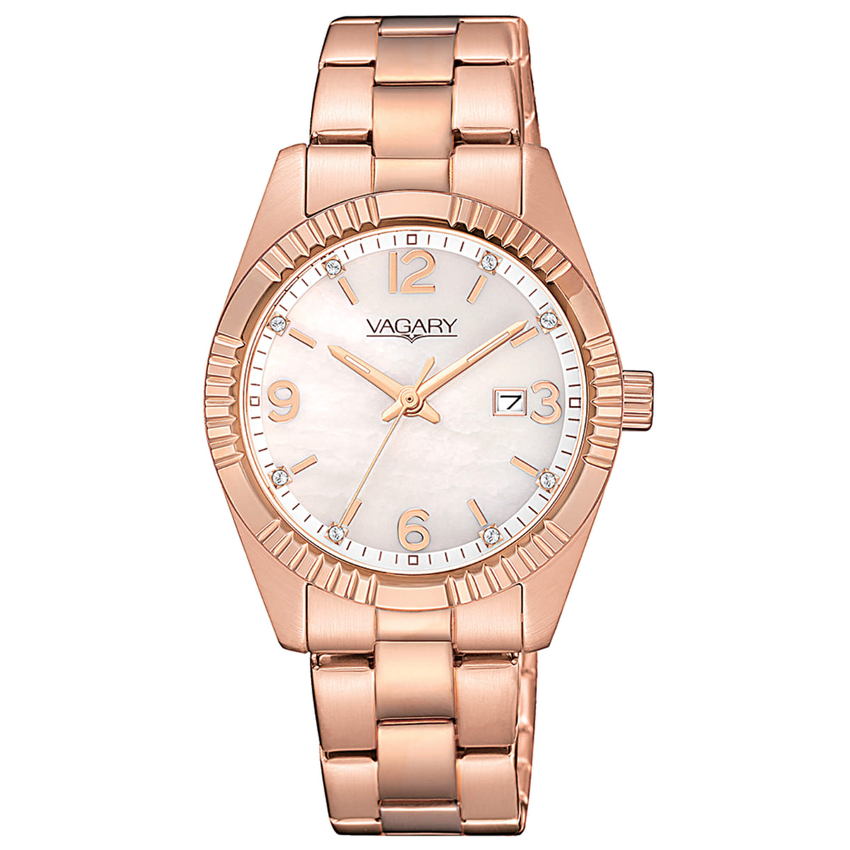orologio VAGARY IU2-227-11 Quartz Timeless Lady placcato oro rosé - bonini-gioielli