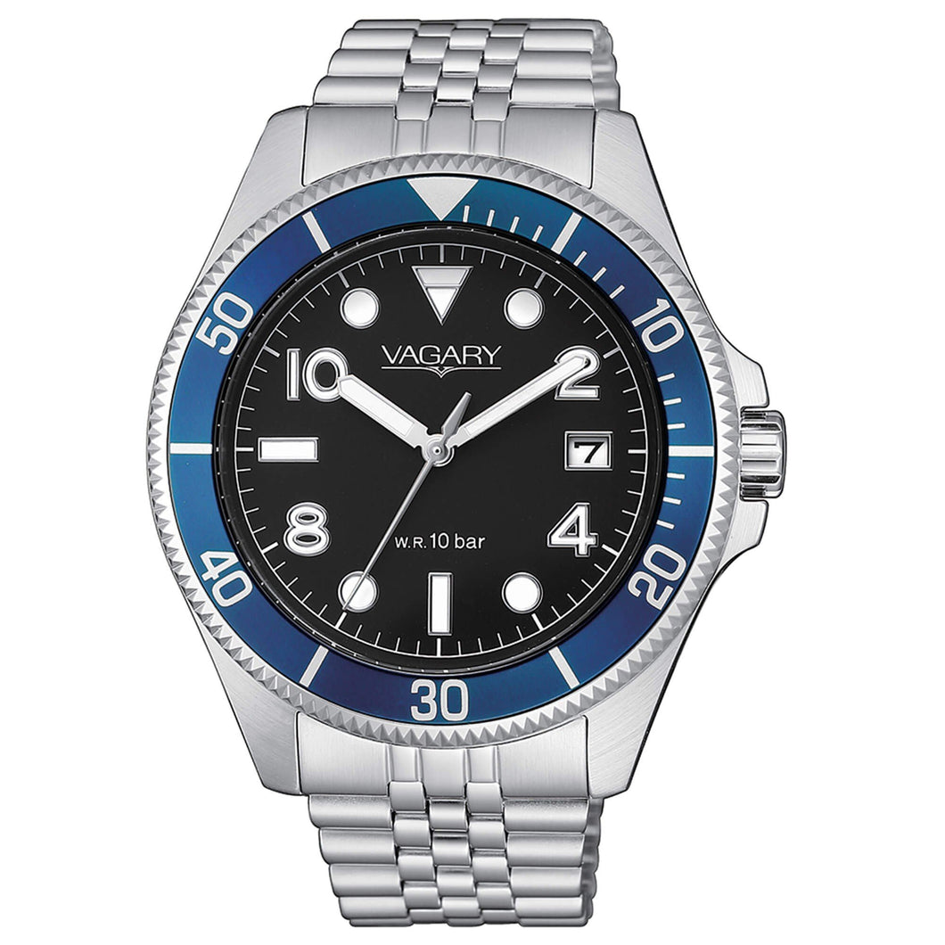orologio VAGARY Uomo Quartz Aqua39 solo tempo VD5-015-57 - bonini-gioielli