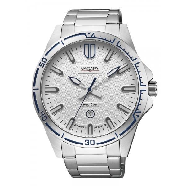 orologio VAGARY uomo Quartz solo tempo Globe IB5-811-11 - bonini-gioielli