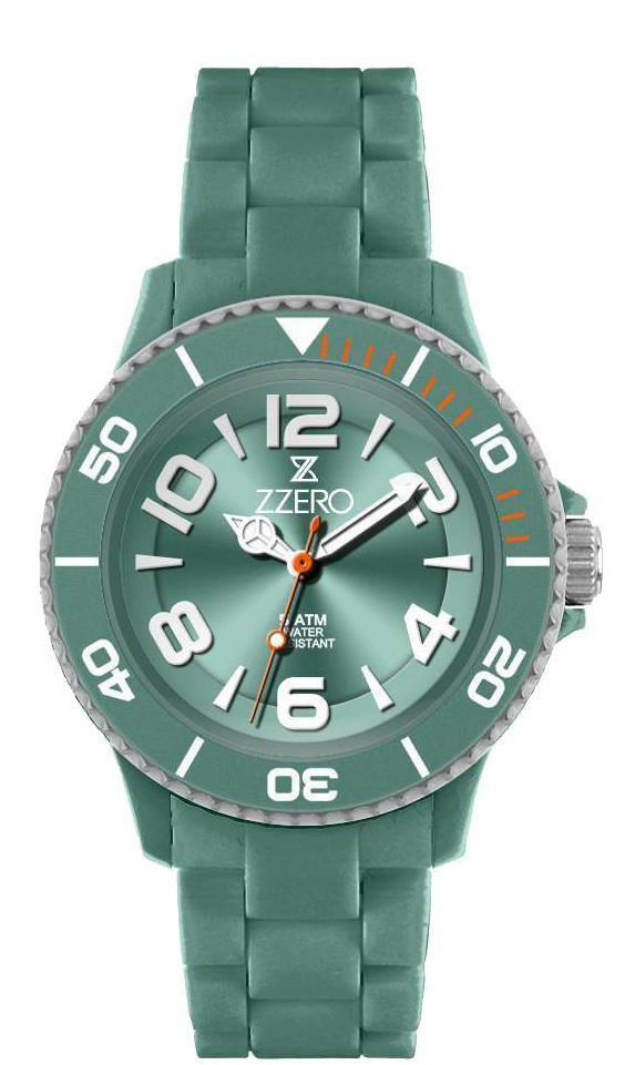 orologio ZZERO in resina di colore verde acqua ZZ3452D - bonini-gioielli