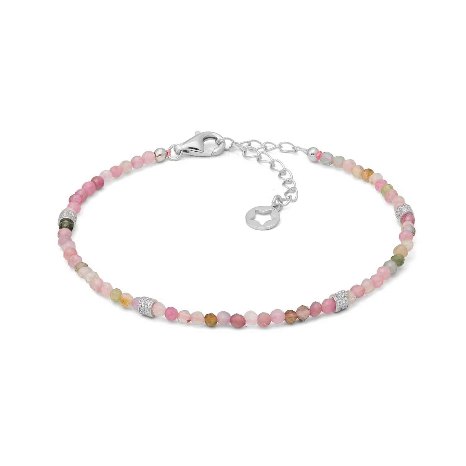bracciale argento parure con Girocollo argento, tormaline e zirconi Gift & Color GLA 294 COMETE|bonini-gioielli