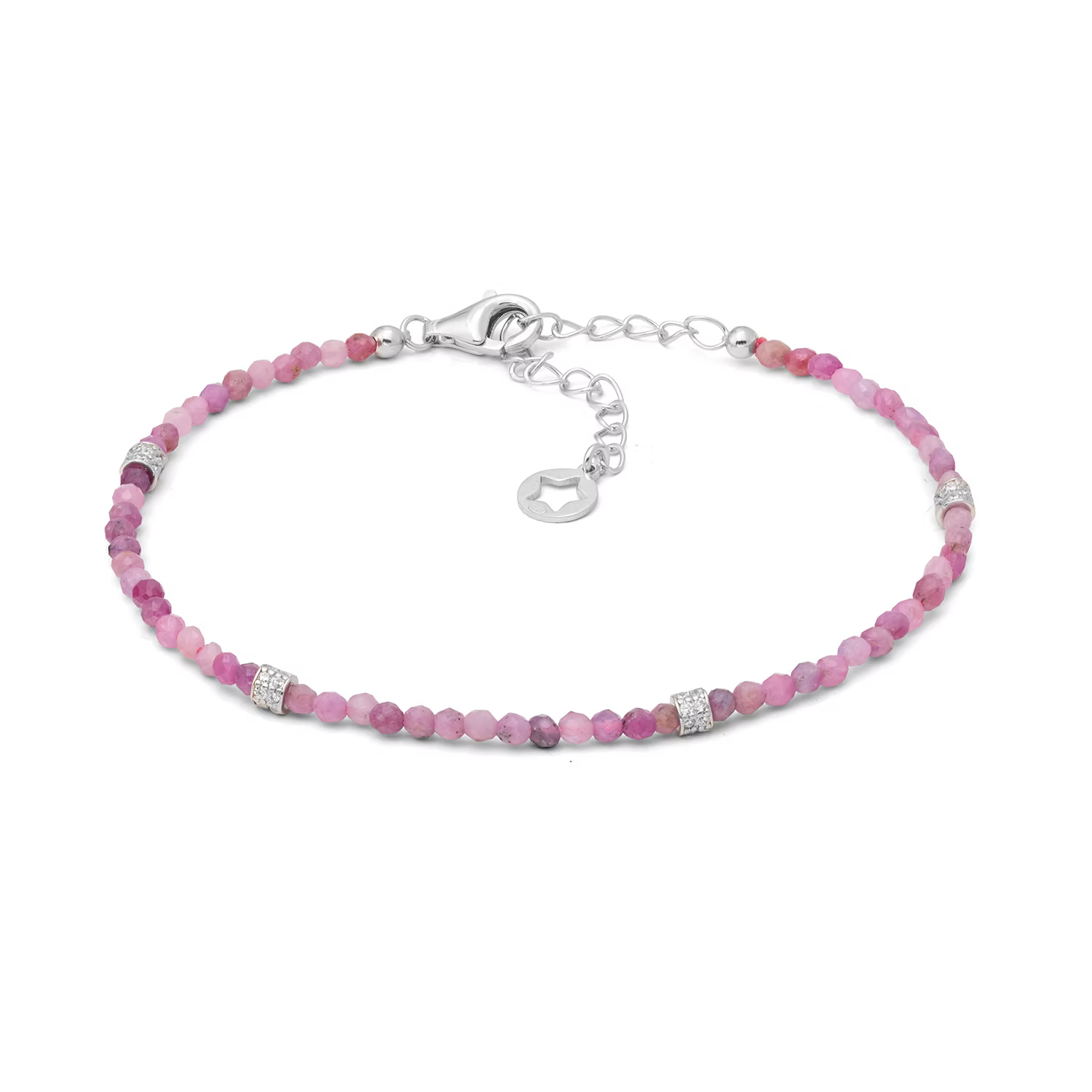 bracciale comete BRA 295 parure con Girocollo argento, rubini e zirconi Gift & Colour GLA 296 COMETE|bonini-gioielli