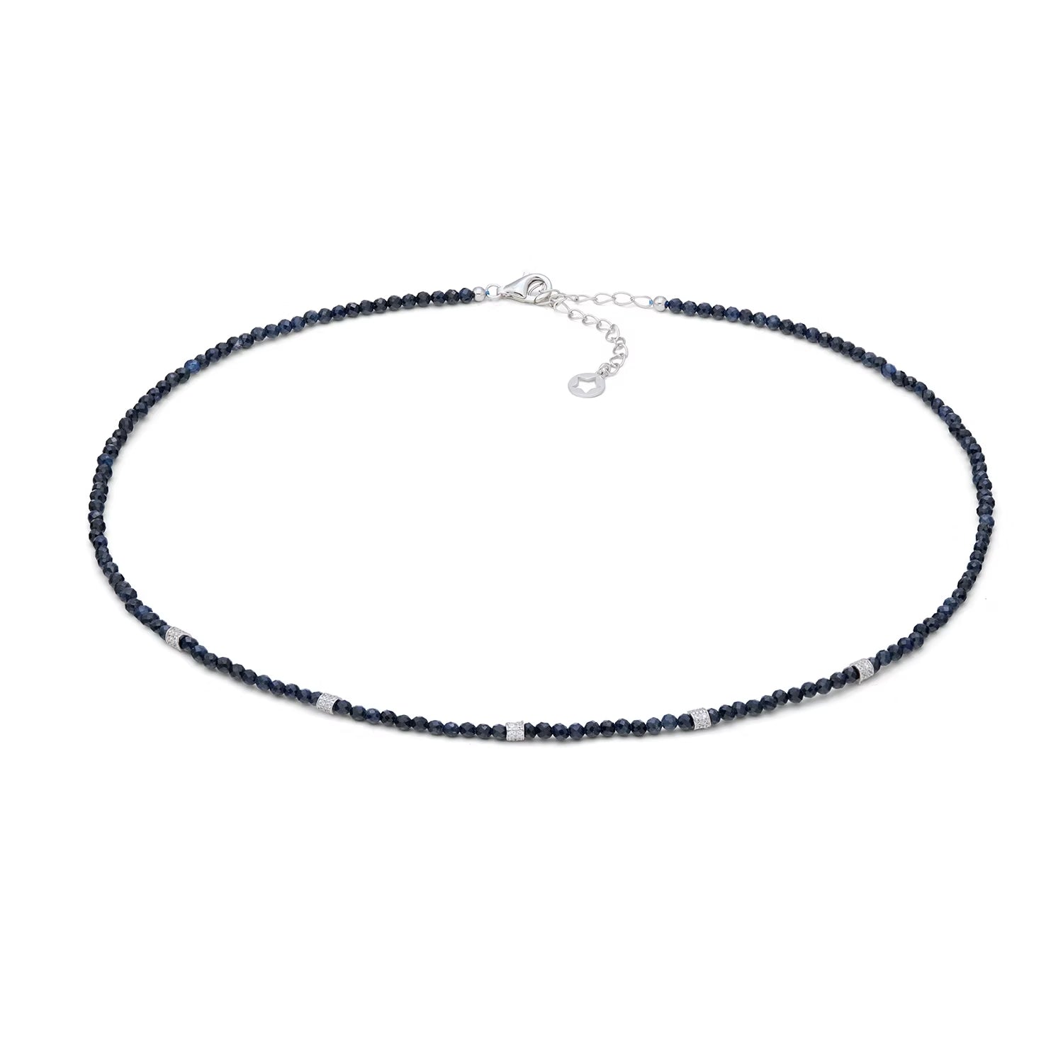 Girocollo argento, zaffiri blu e zirconi Gift & Color GLA 292 COMETE|bonini-gioielli