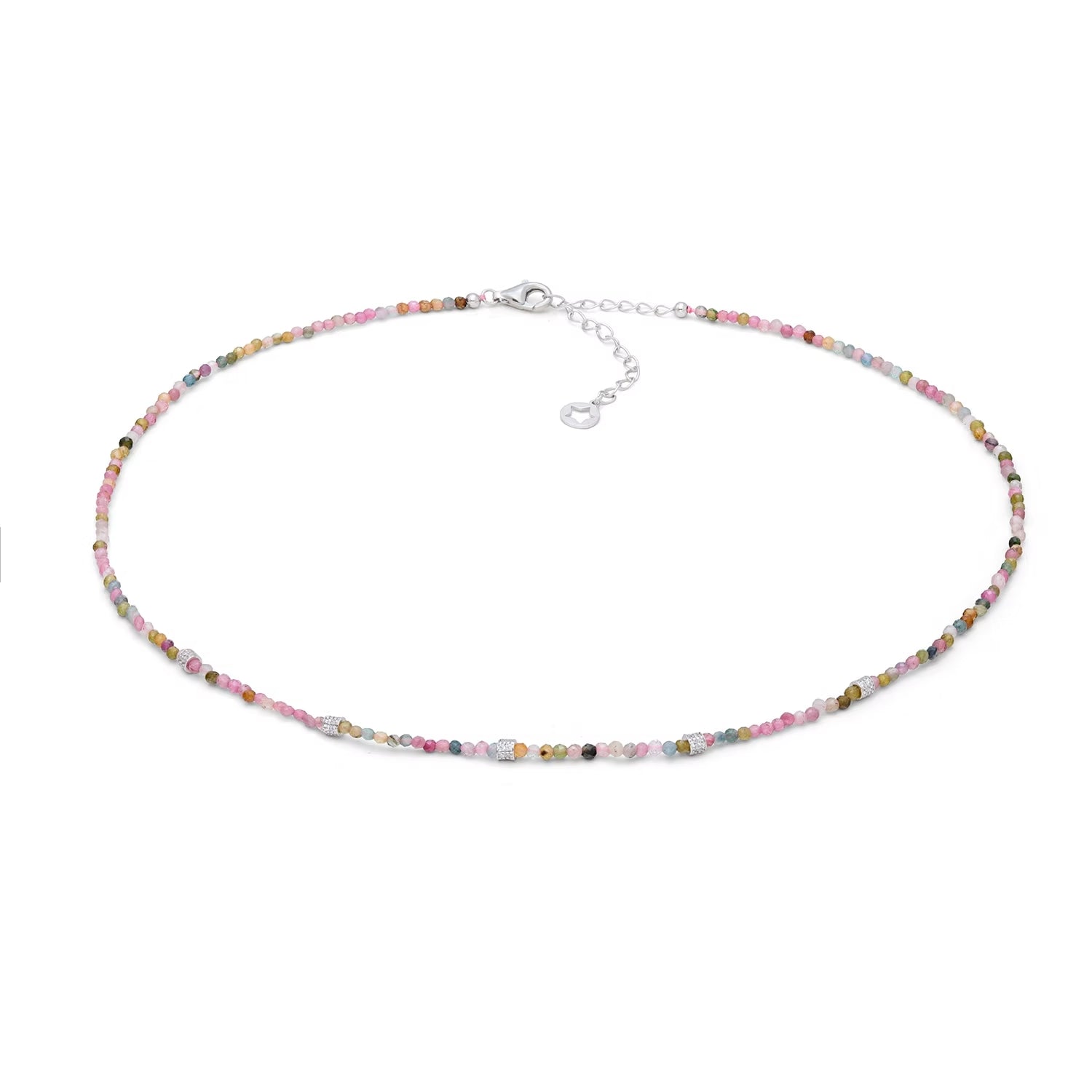 Girocollo argento, tormaline e zirconi Gift & Color GLA 294 COMETE|bonini-gioielli