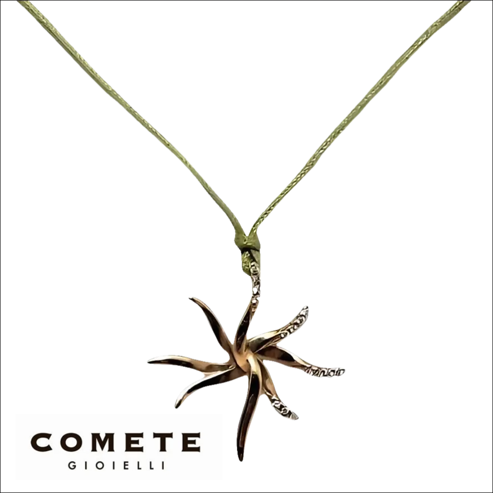 Collana Sole Oro Giallo e Diamanti COMETE GLB 500|bonini-gioielli