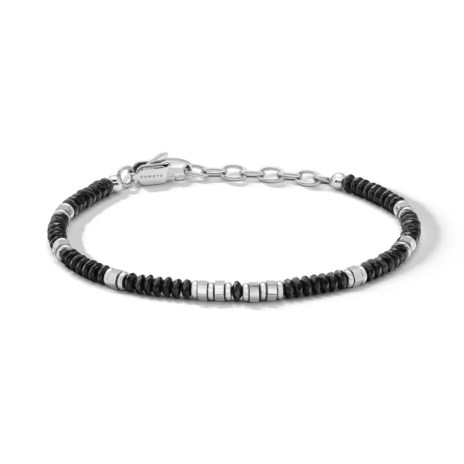 Bracciale Uomo acciaio ematite nera Mineral UBR 1339 COMETE GIOIELLI|bonini-gioielli