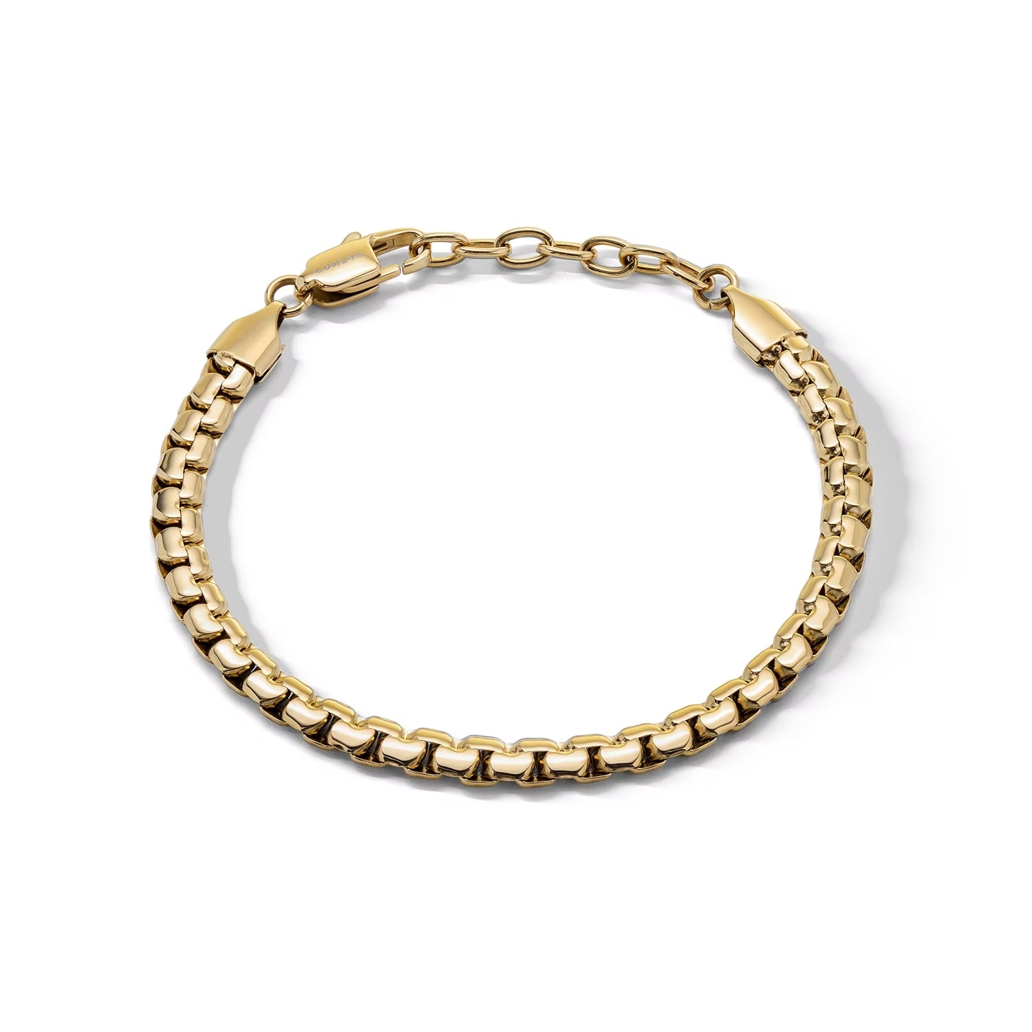 bracciale uomo acciaio PVD giallo, collezione Chain UBR 1358 COMETE GIOIELLI|bonini-gioielli 