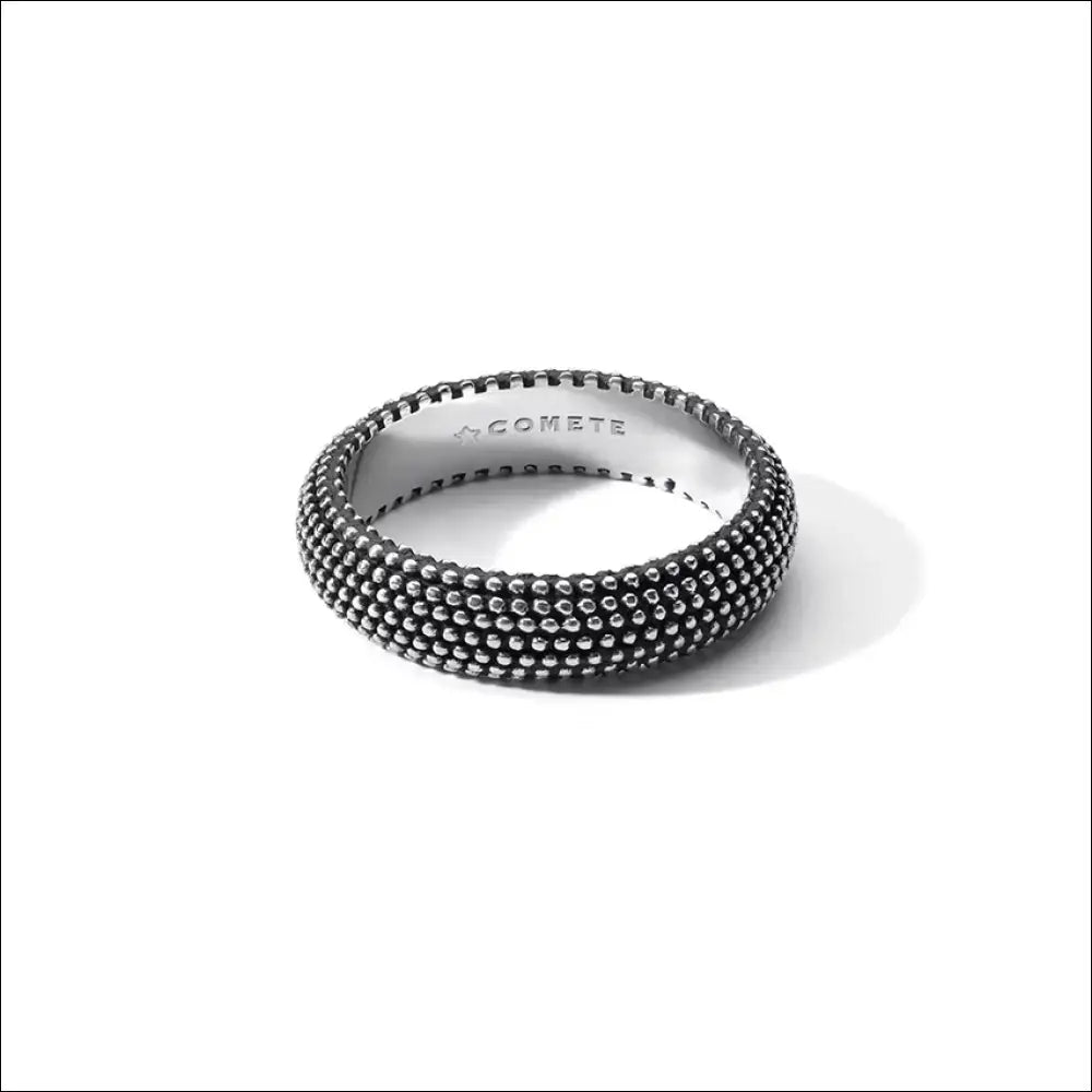 Anello Uomo argento brunito COMETE GIOIELLI UAN 130 bonini-gioielli