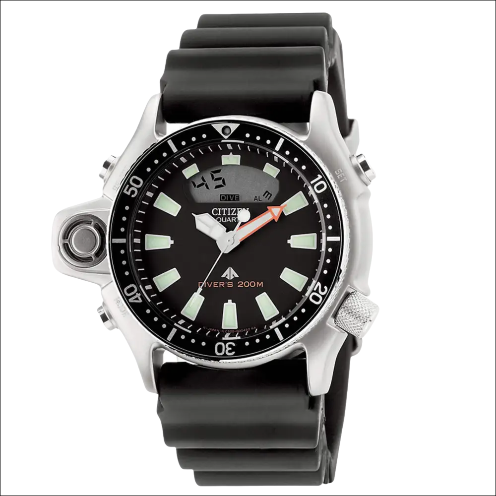 Orologi Citizen: Offerta Speciale, orologio da immersione Citizen Quartz con cinturino in gomma nero