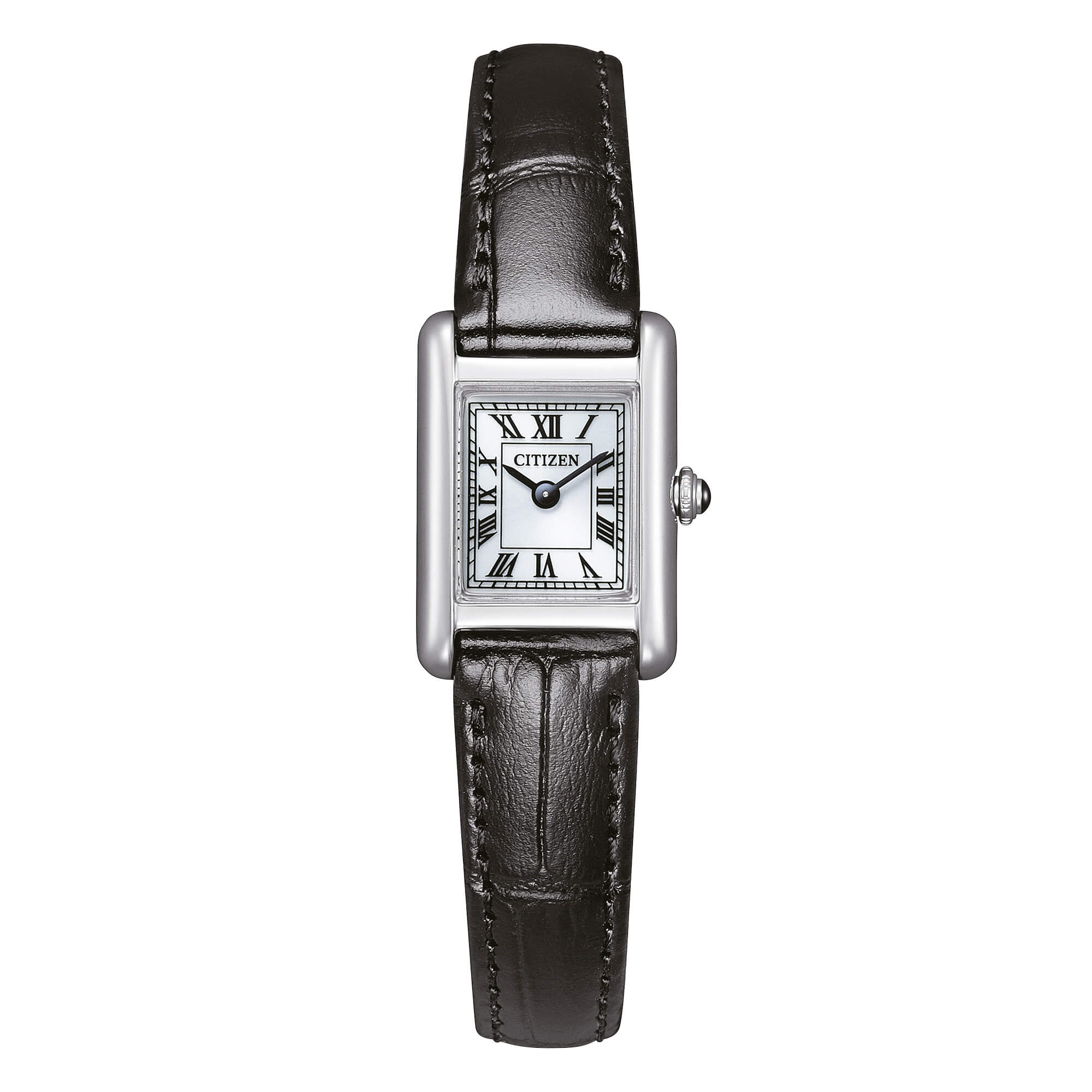 Citizen Lady rettangolare acciaio Kii EG2790-12A|bonini-gioielli
