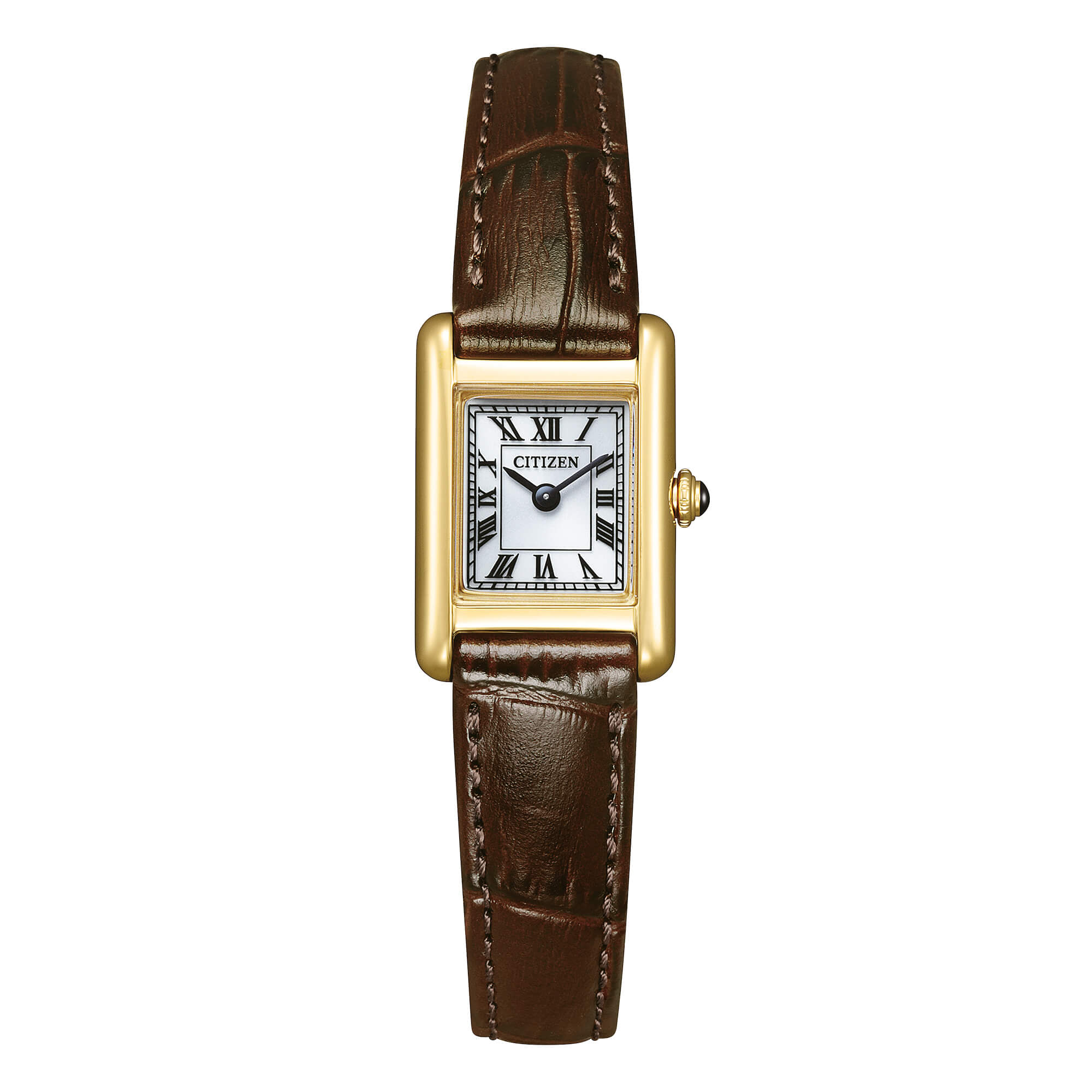
Citizen Lady rettangolare placcato oro giallo Kii EG2797-13A|bonini.gioielli
