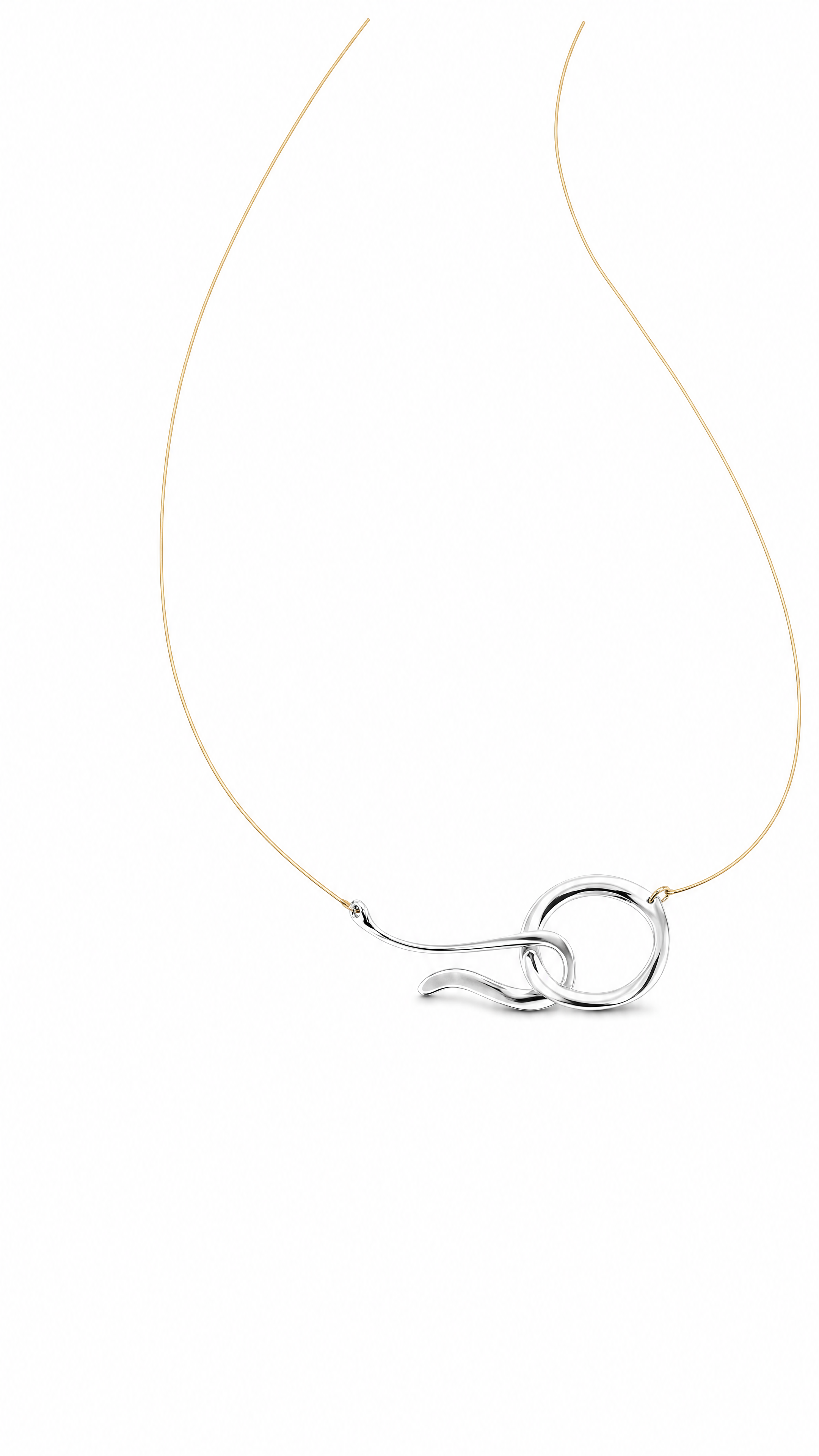 Collana BREIL MILANO Oro Rosa e Argento