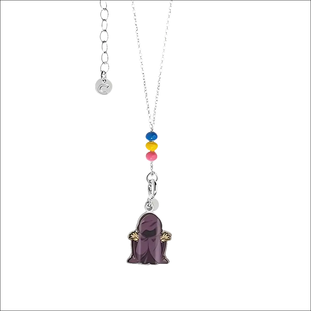 Collana girocollo in argento con perline colorate e pendente polpo Signor Esse GLA 234