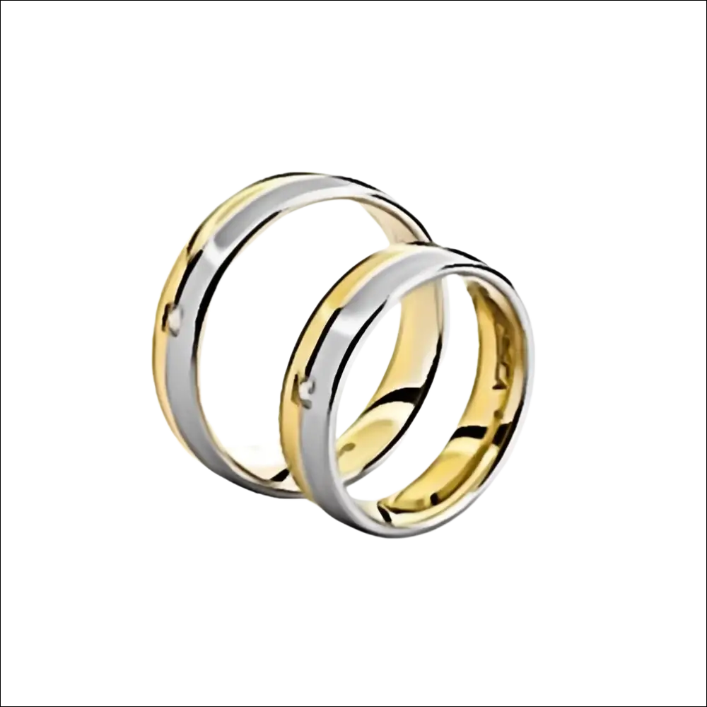 Fede Oro Bianco e Giallo Comete Gioielli |bonini-gioielli