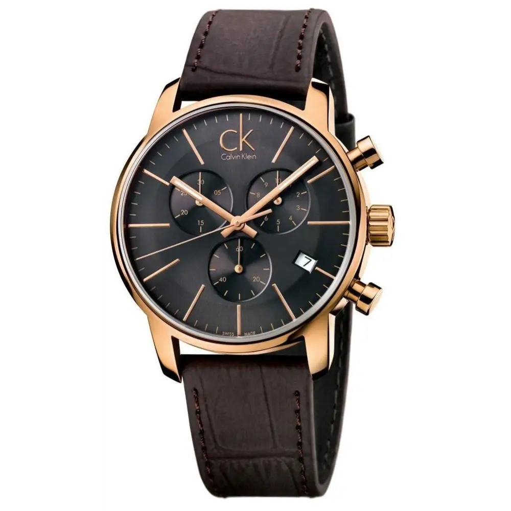 orologio calvin klein uomo Crono CITY laminato|bonini-gioielli