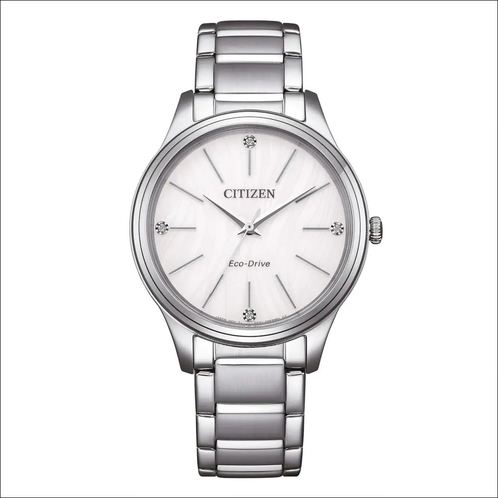 Orologio CITIZEN Donna acciaio Elegant EM1220-58A|bonini-gioielli