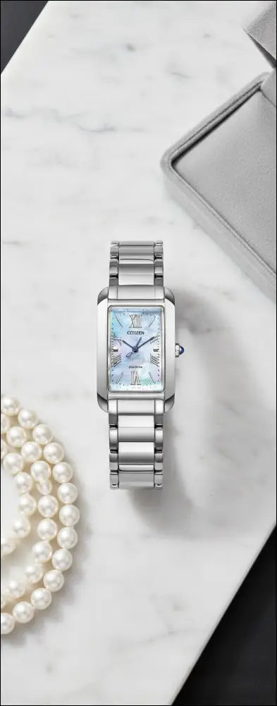 Orologio Citizen donna EL Square madreperla EW5620-55N|bonini-gioielli