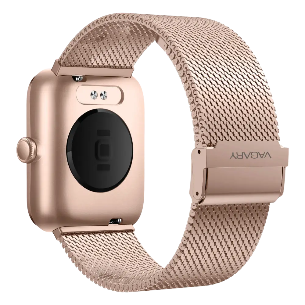 Cinturino mesh oro rosa VAGARY Smartwatch X02A-007VY con incisione sul fermaglio